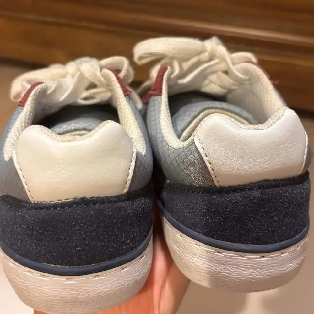 The Children's Place Sneakers Size 12 Blue Gray Maroon Low Top